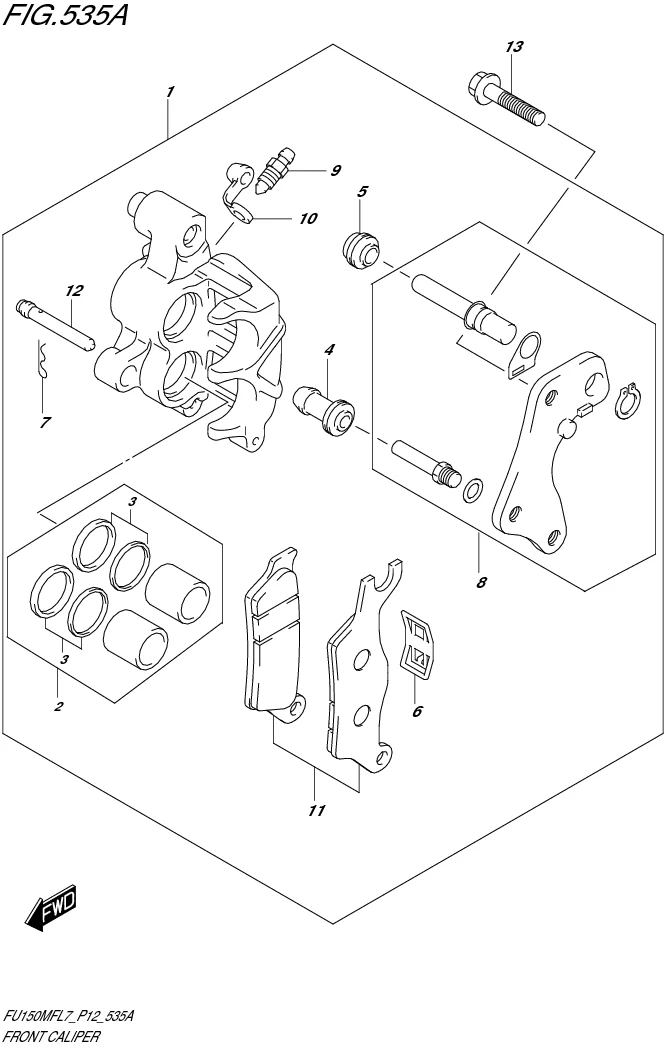 FIG. 535A FRONT CALIPER