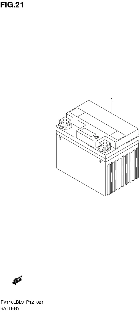 FIG. 21 BATTERY