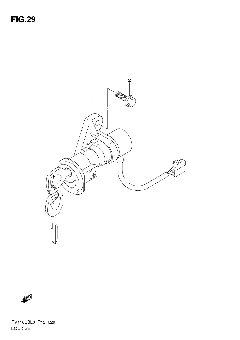 FIG. 29 LOCK SET