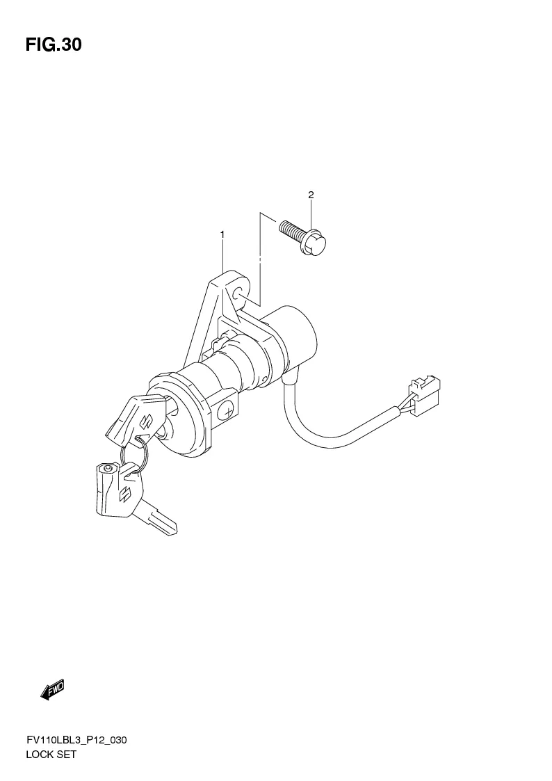 FIG. 30 LOCK SET