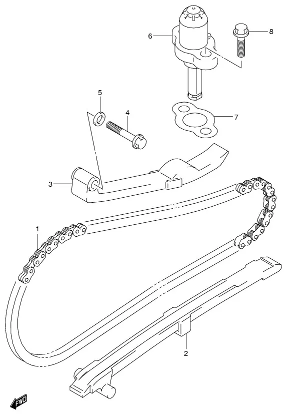 FIG.8 CAM CHAIN