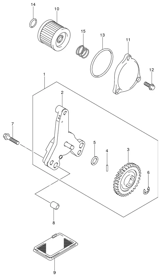 FIG.12 OIL PUMP