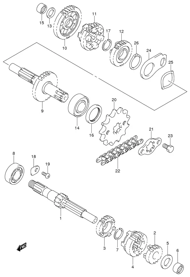 FIG.15 TRANSMISSION