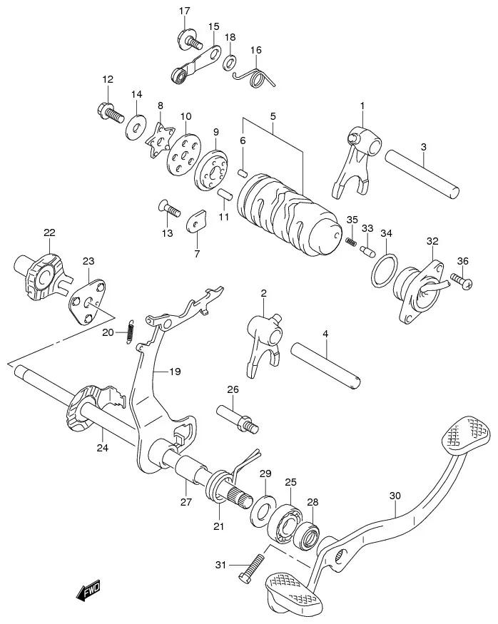 FIG.16 GEAR SHIFTING