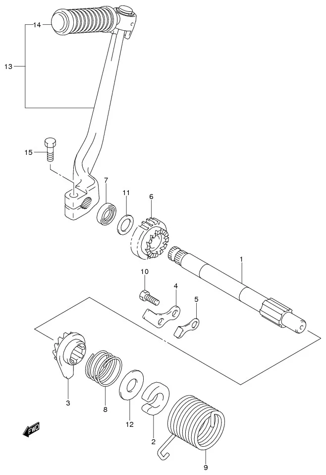 FIG.17 KICK STARTER