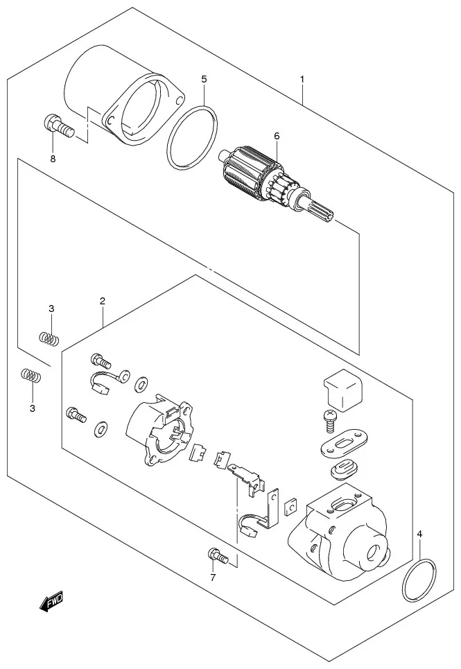 FIG.18 STARTING MOTOR