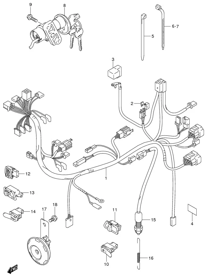 FIG.26 WIRING HARNESS