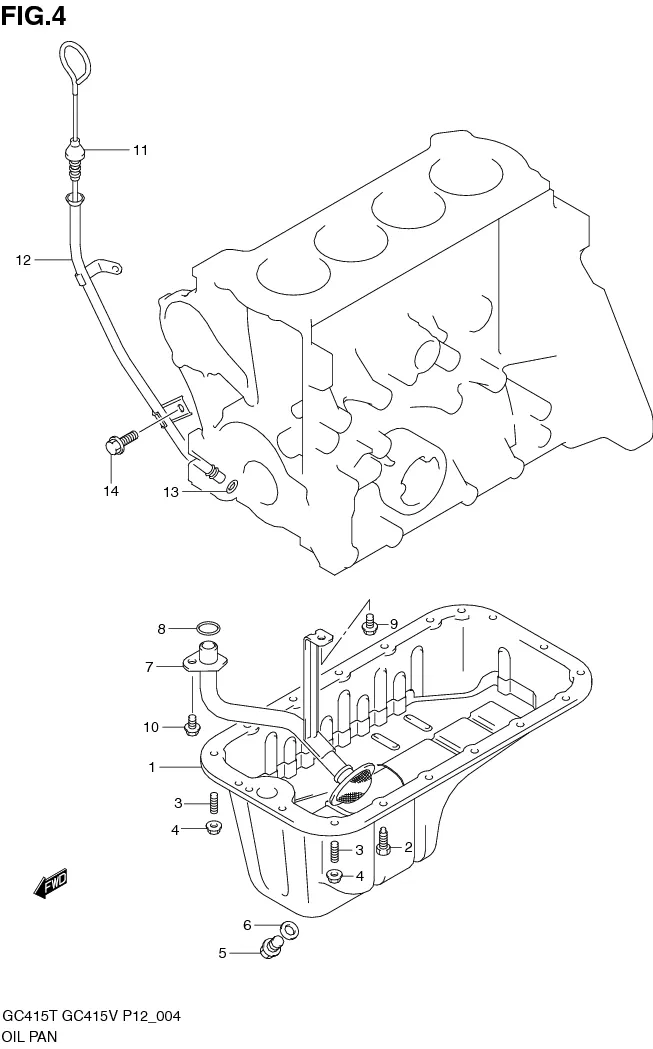 FIG.4 OIL PAN