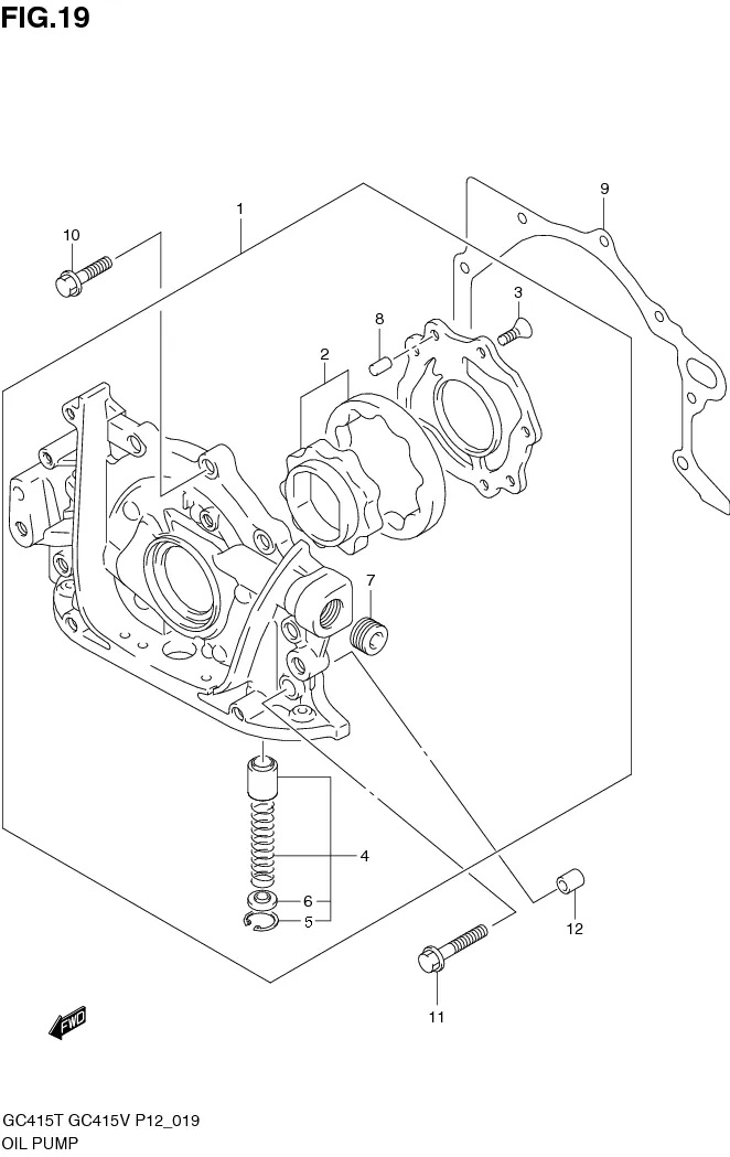 FIG.19 OIL PUMP