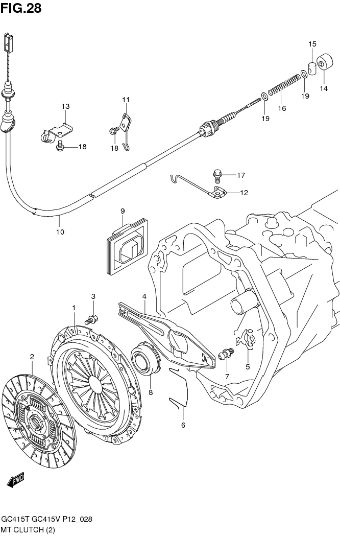 FIG.28 MT CLUTCH (MT:TYPE 2)