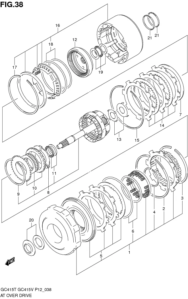 FIG.38 AT OVER DRIVE (AT)