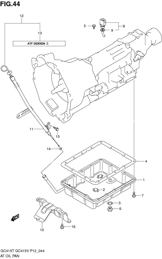FIG.44 AT OIL PAN (AT)