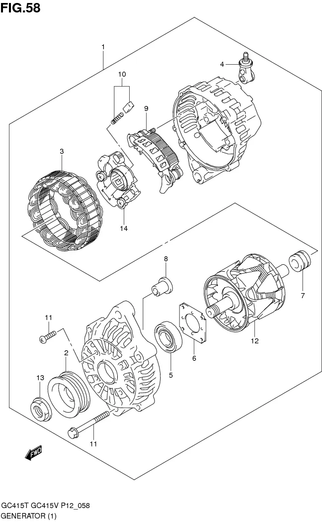 FIG.58 GENERATOR (MITSUBISHI)