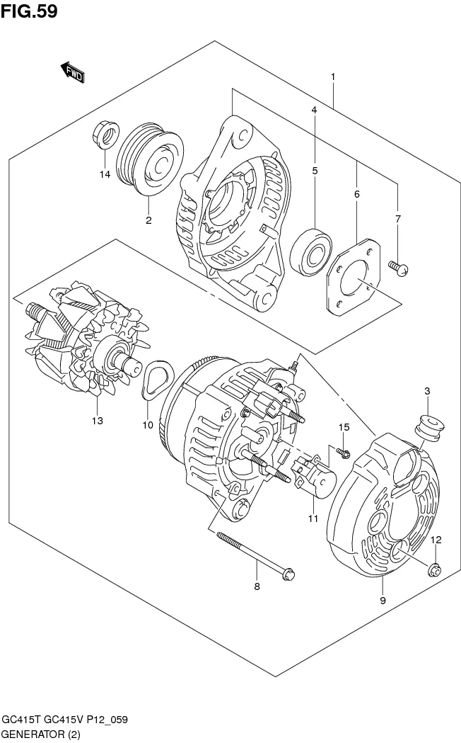 FIG.59 GENERATOR (DENSO)
