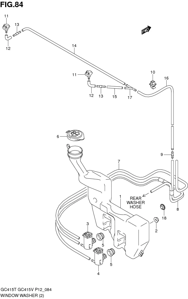 FIG.84 WINDOW WASHER (TYPE 2)