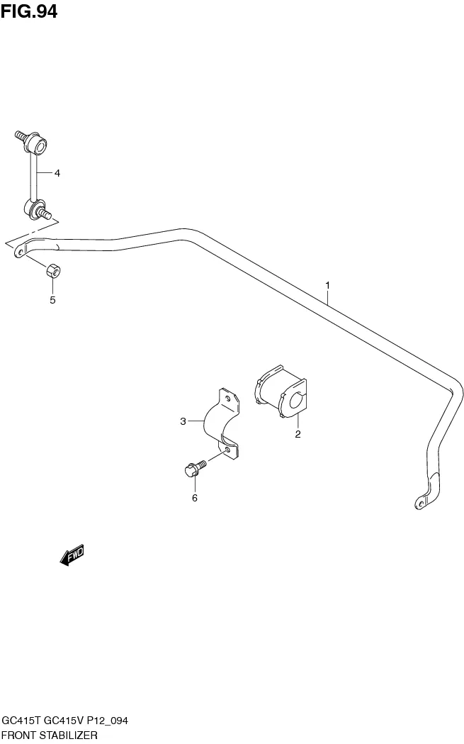 FIG.94 FRONT STABILIZER