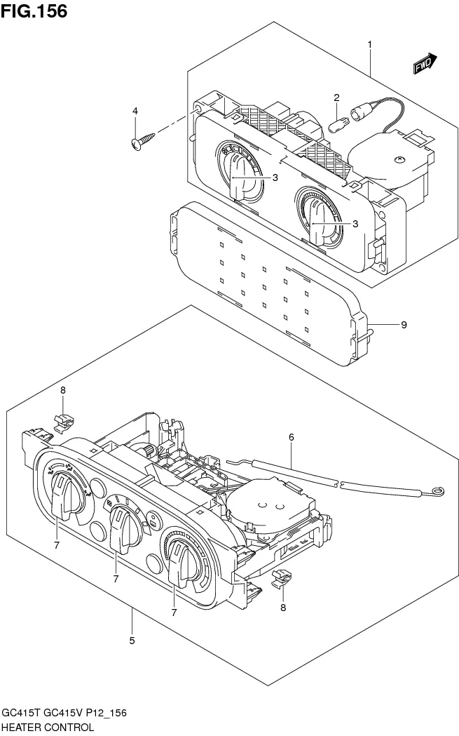 FIG.156 HEATER CONTROL