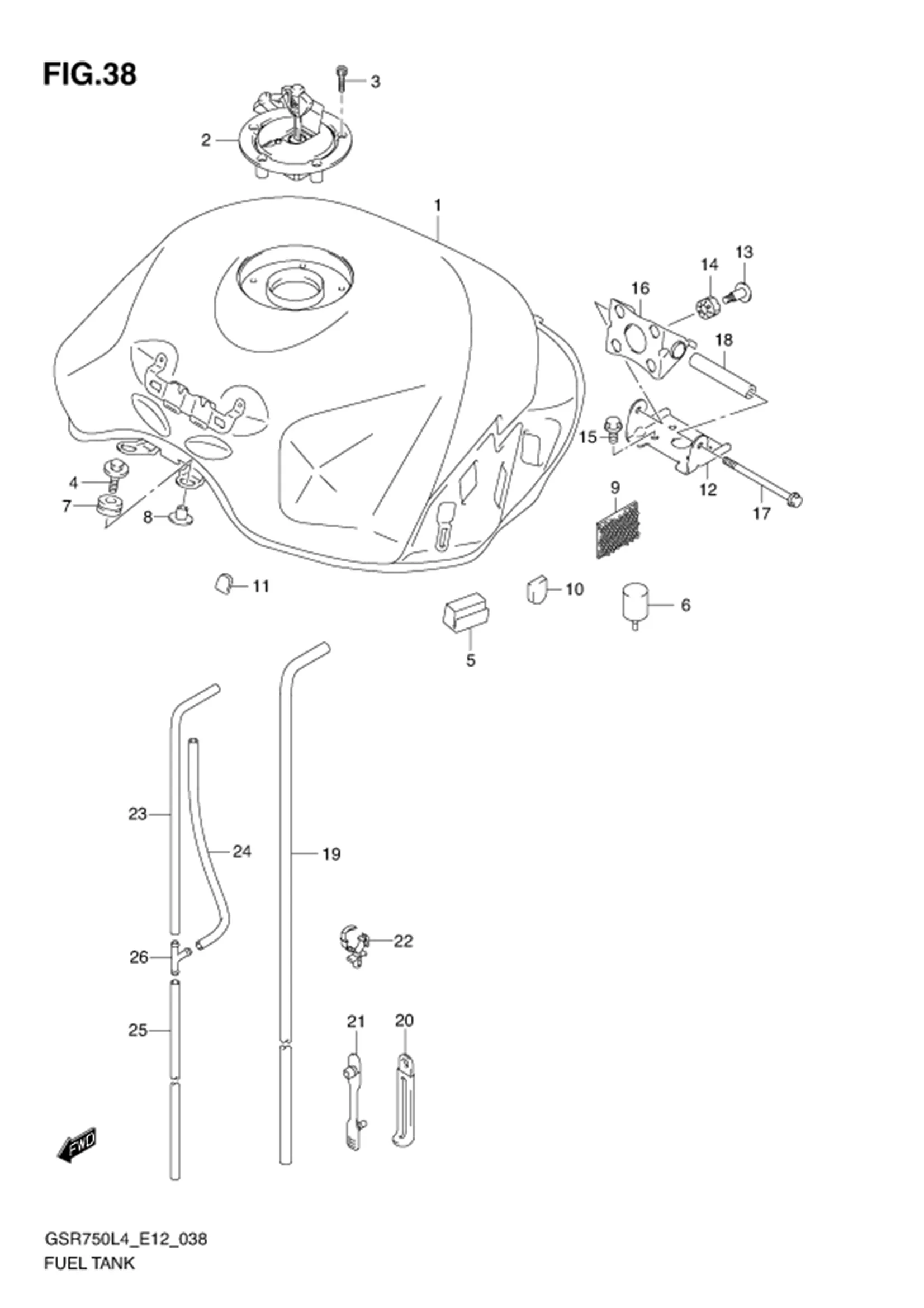 FIG.38 (1-E-2) FUEL TANK