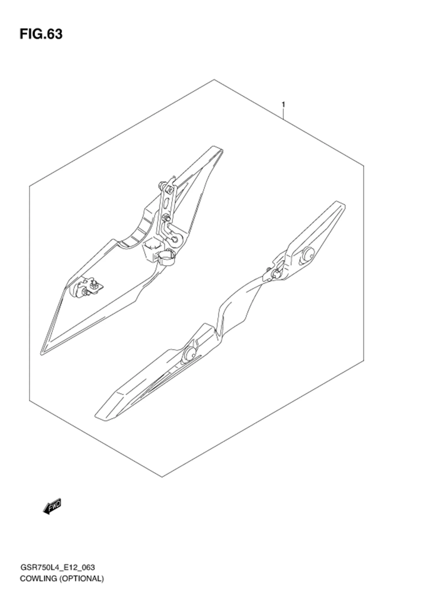 FIG.63 (1-F-13) COWLING (OPTIONAL)