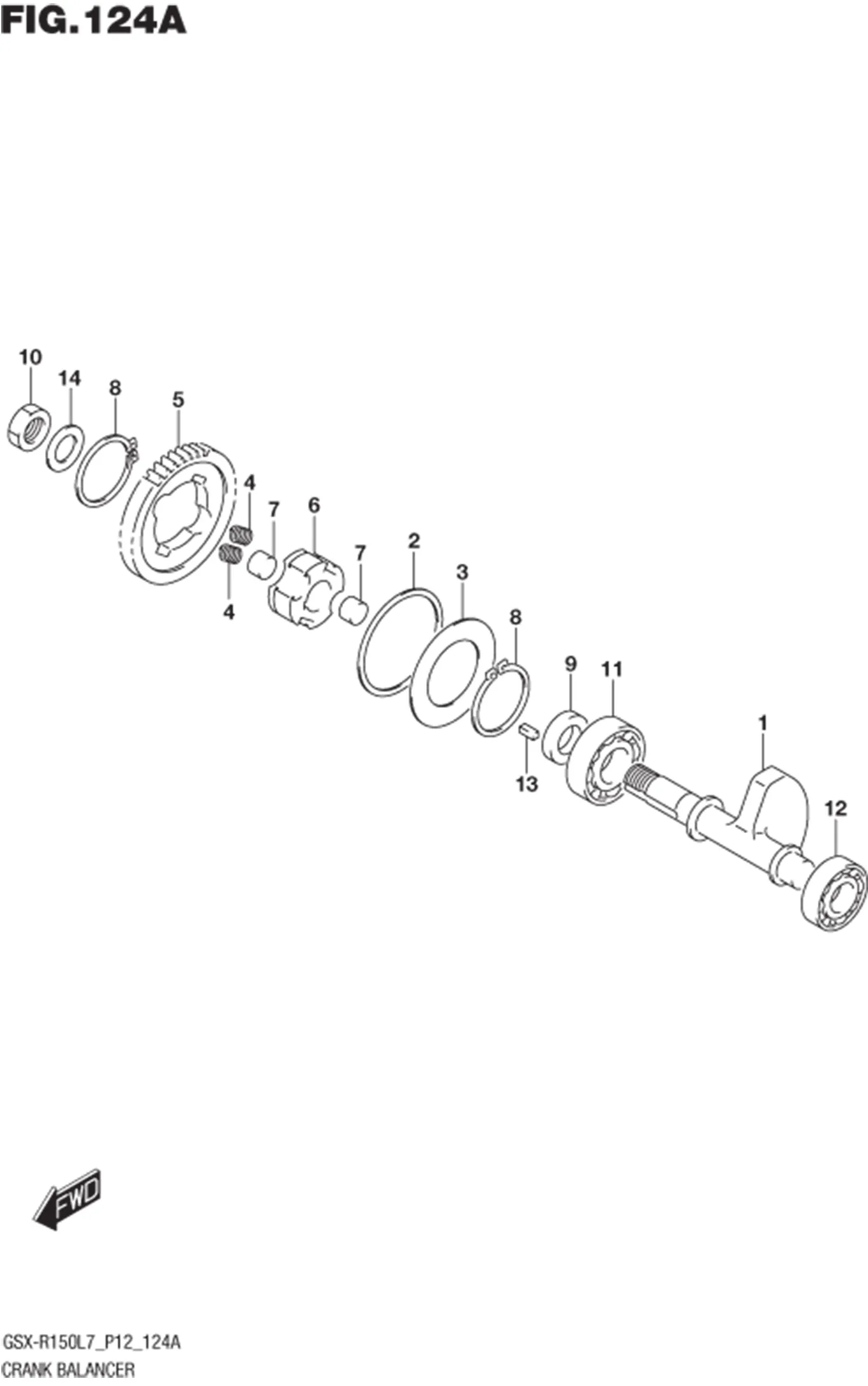 FIG.124A (1-B-10) CRANK BALANCER