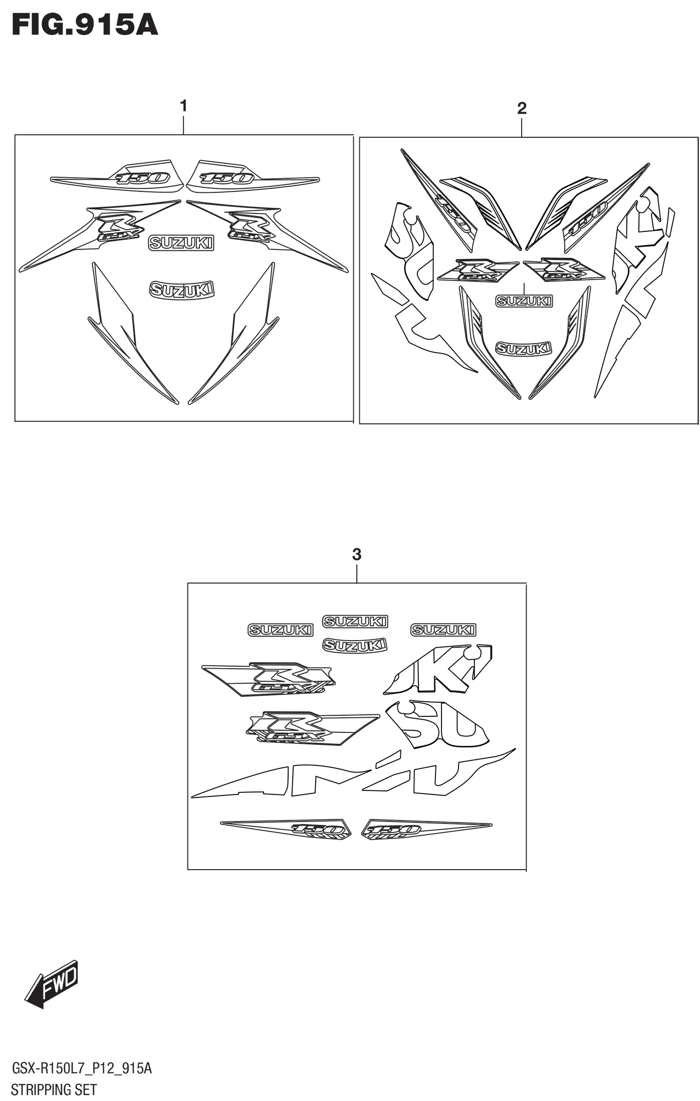 FIG.915A (1-H-5) STRIPPING SET