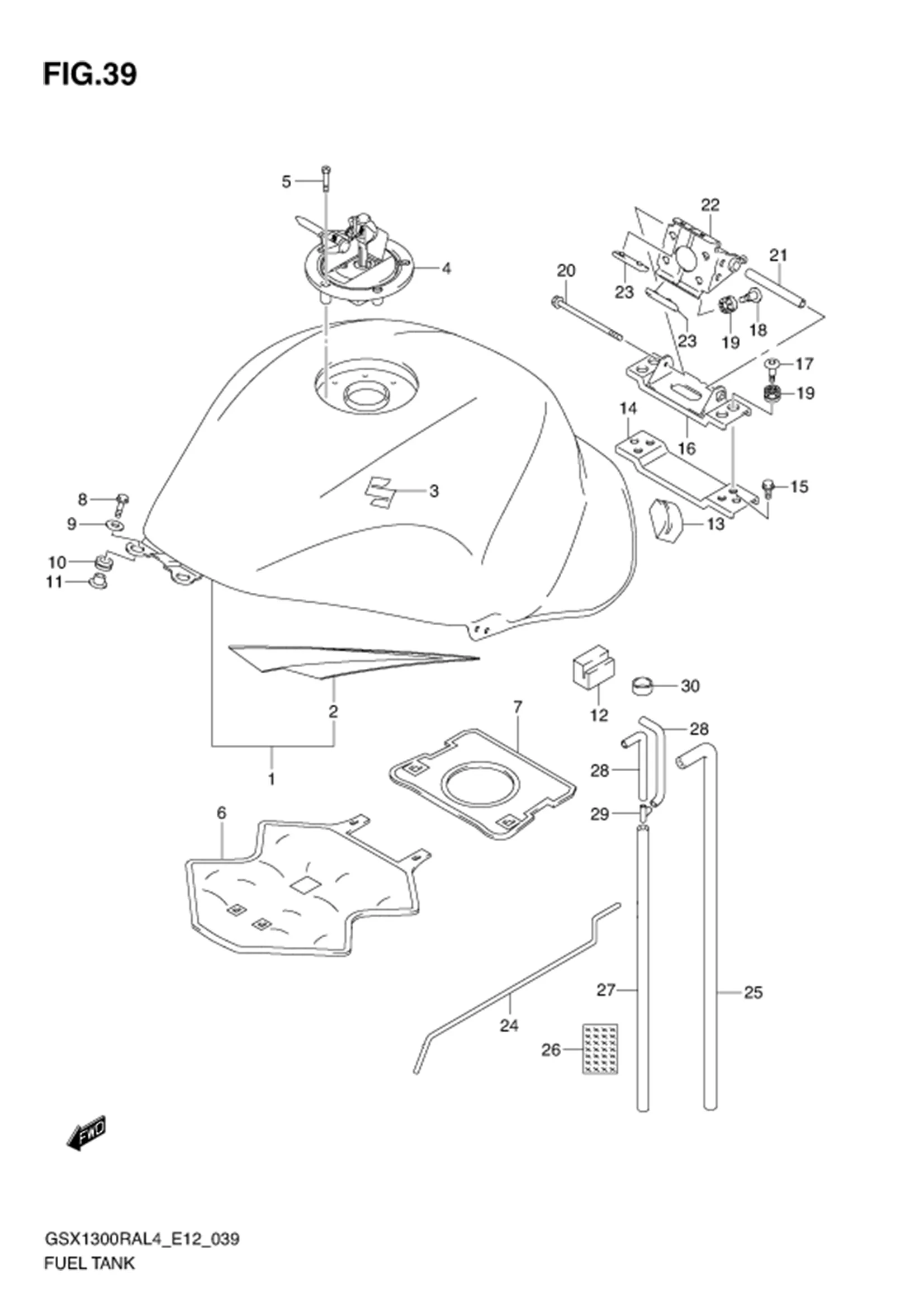 FIG.39 FUEL TANK