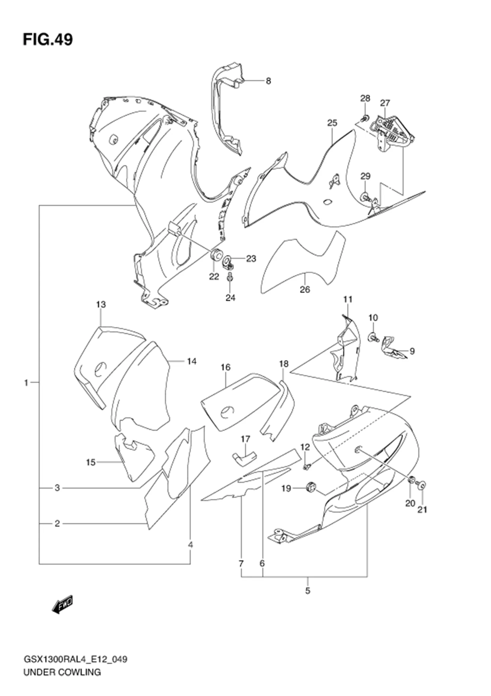 FIG.49 UNDER COWLING