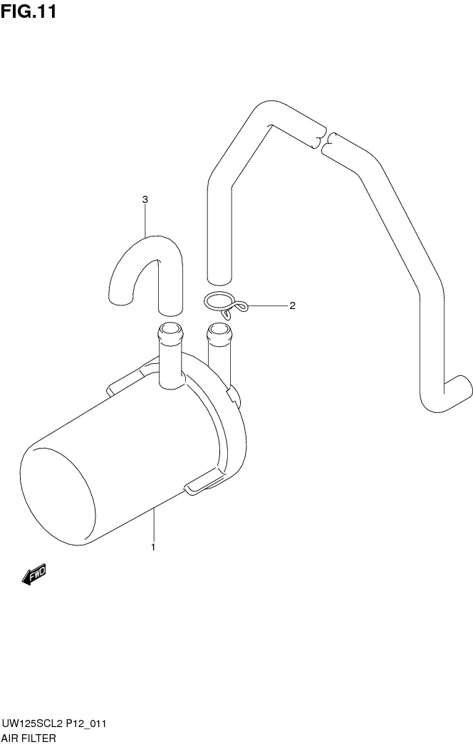 FIG.11 AIR FILTER
