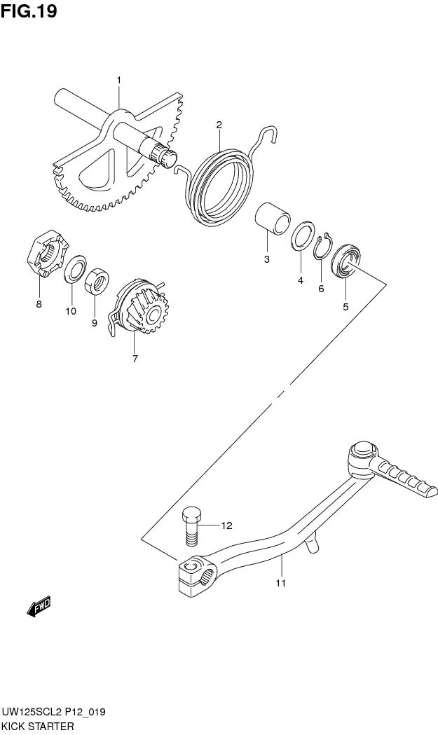 FIG.19 KICK STARTER