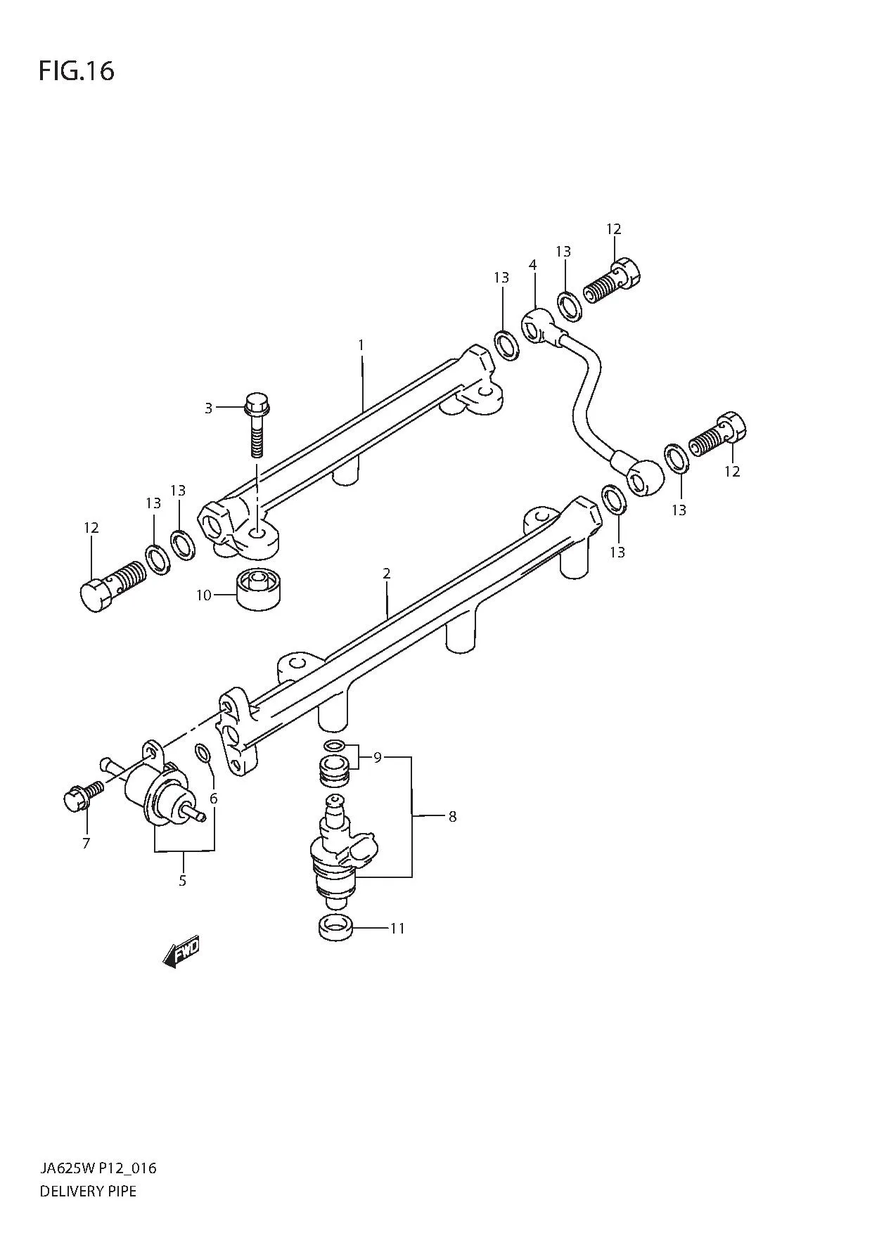 FIG.16 DELIVERY PIPE