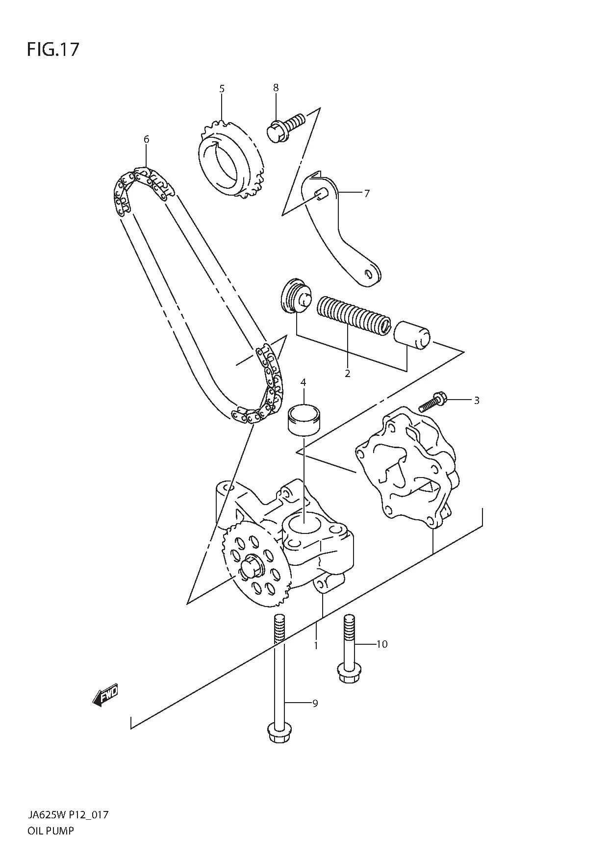 FIG.17 OIL PUMP