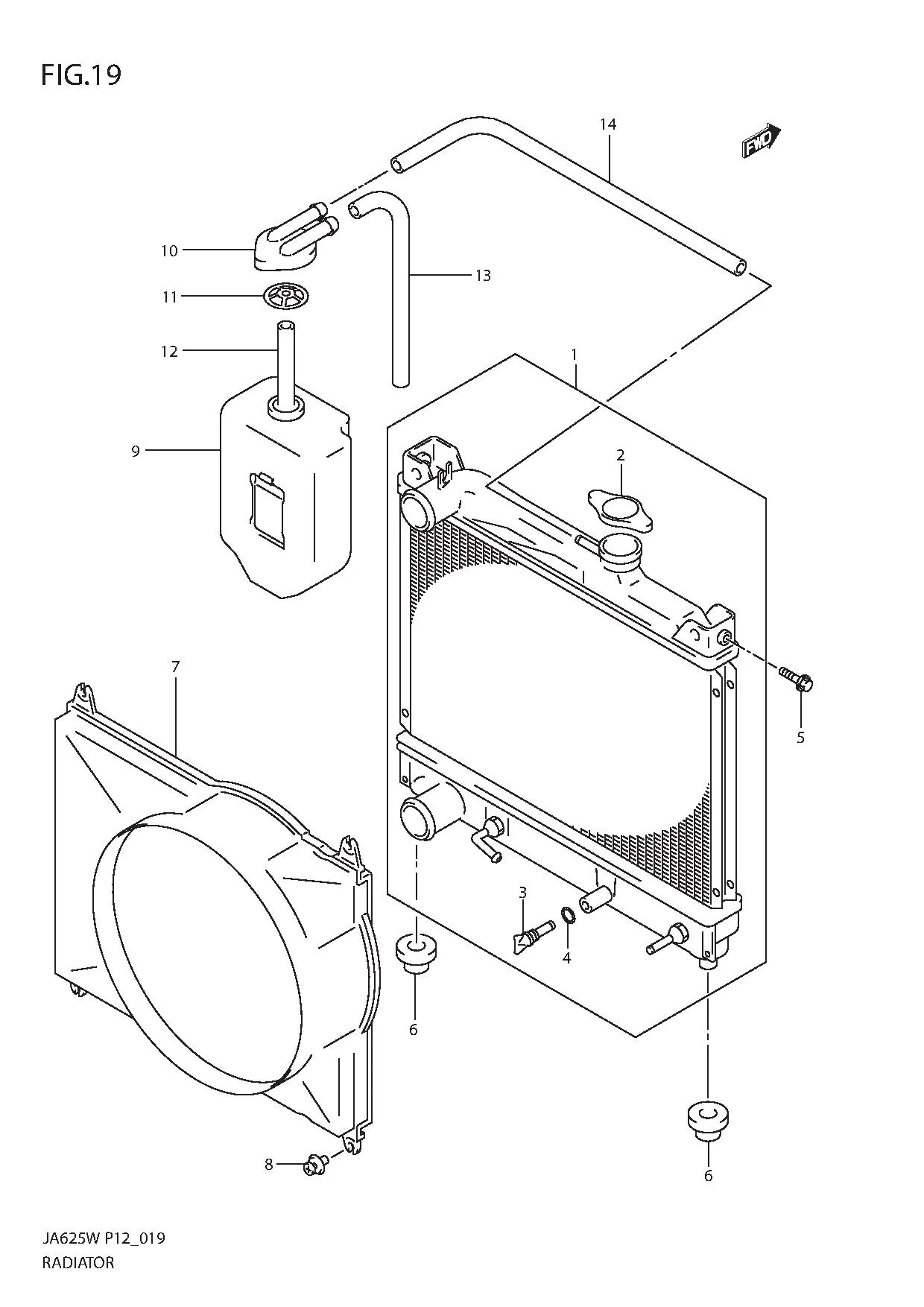 FIG.19 RADIATOR