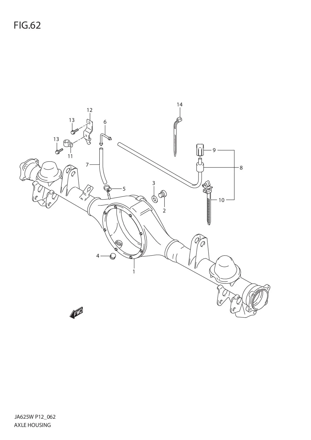 FIG.62 AXLE HOUSING