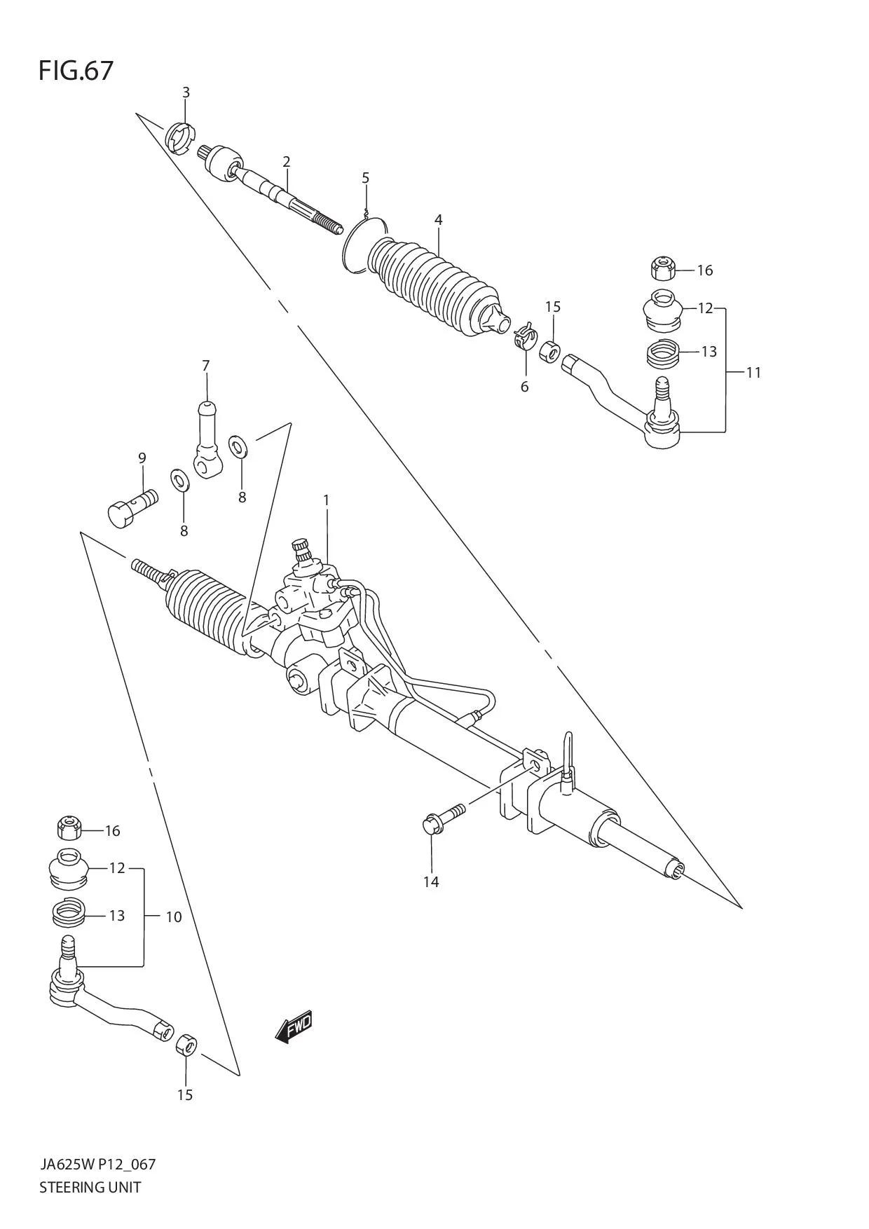 FIG.67 STEERING UNIT