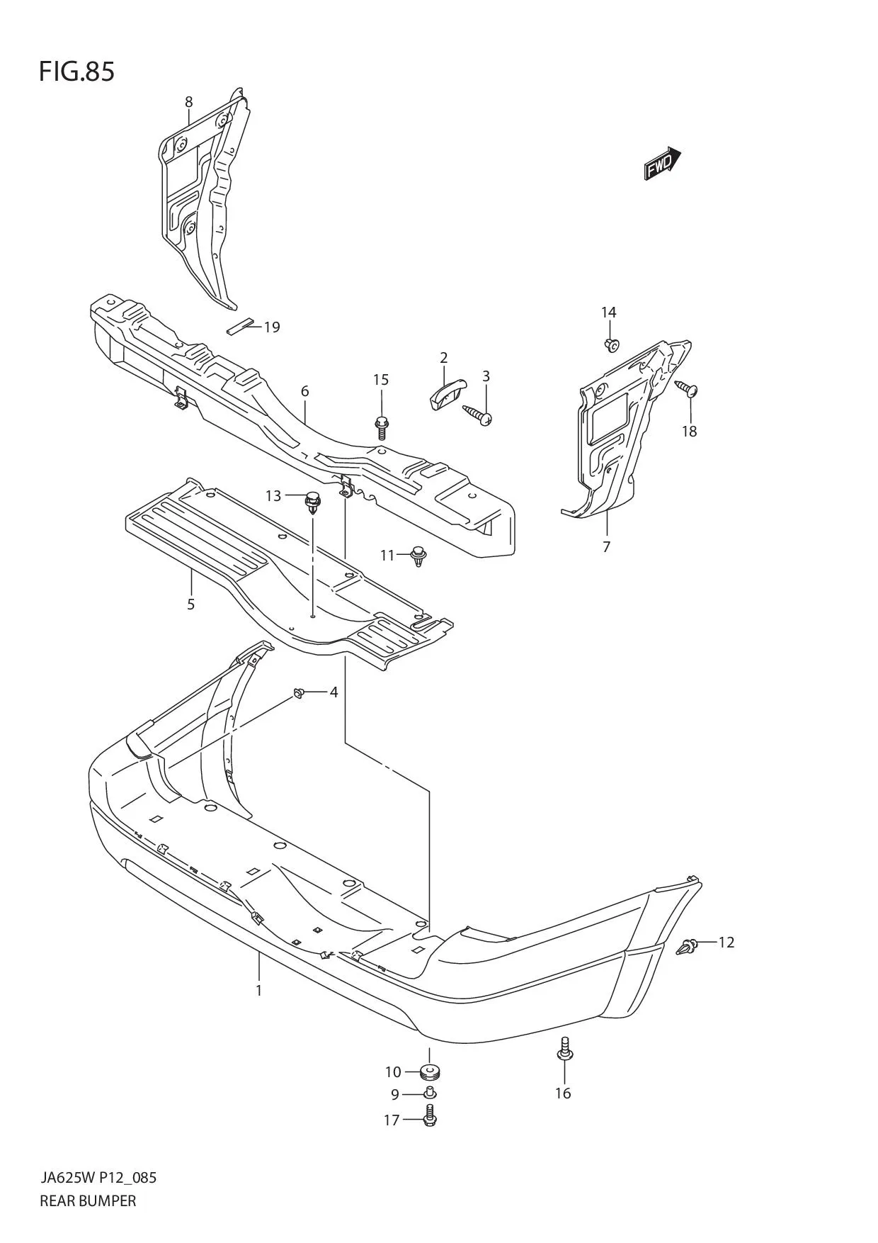 FIG.85 REAR BUMPER