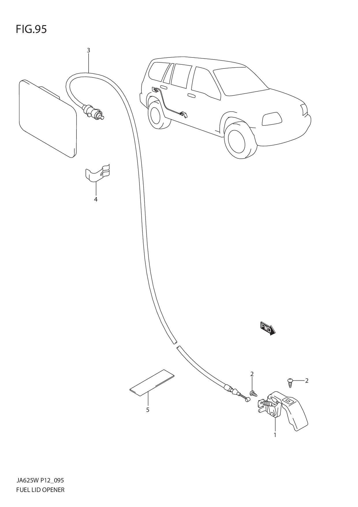 FIG.95 FUEL LID OPENER