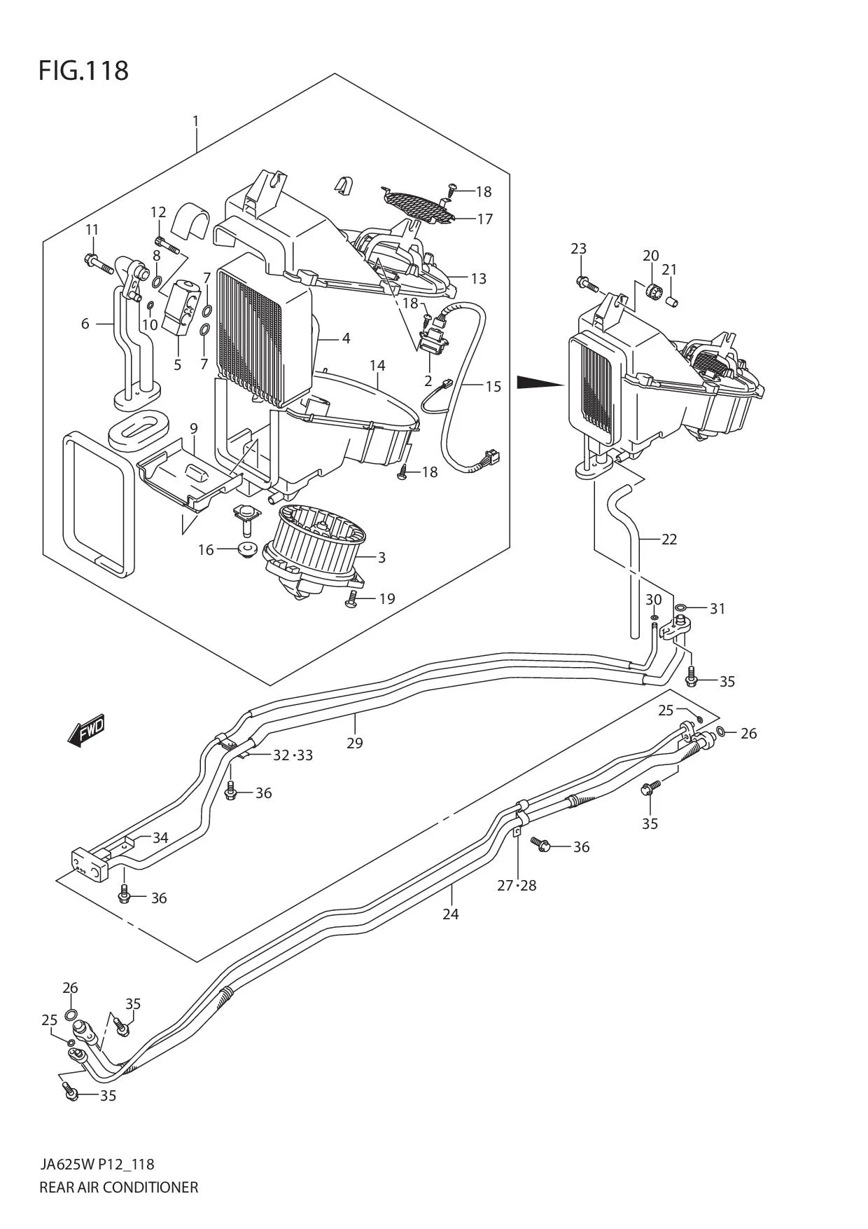 FIG.118 REAR AIR CONDITIONER