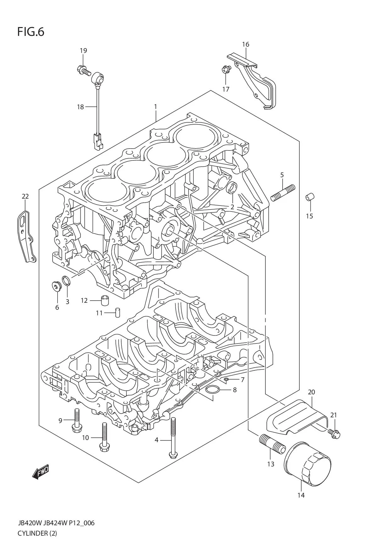 FIG.6 CYLINDER (JB424W)