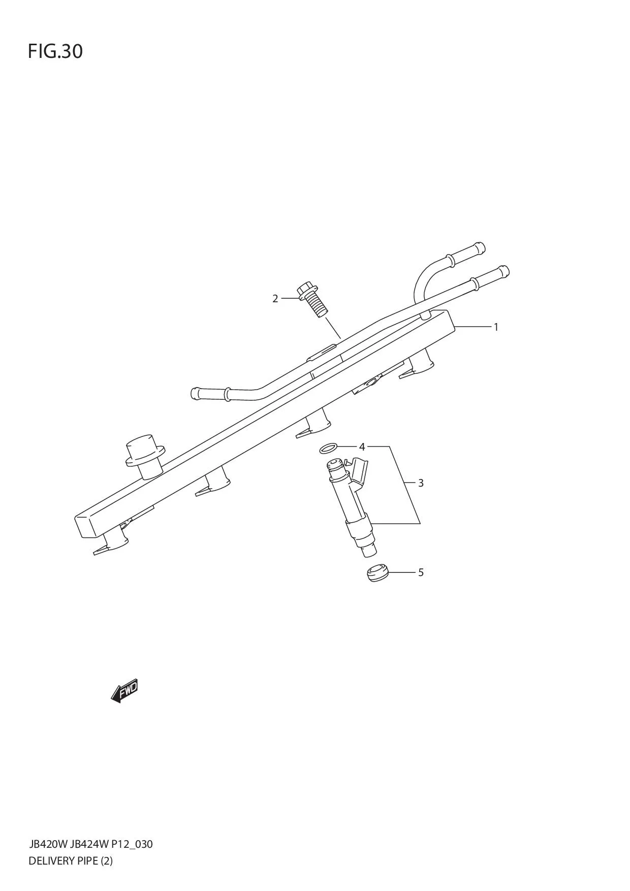 FIG.30 DELIVERY PIPE (JB424W)