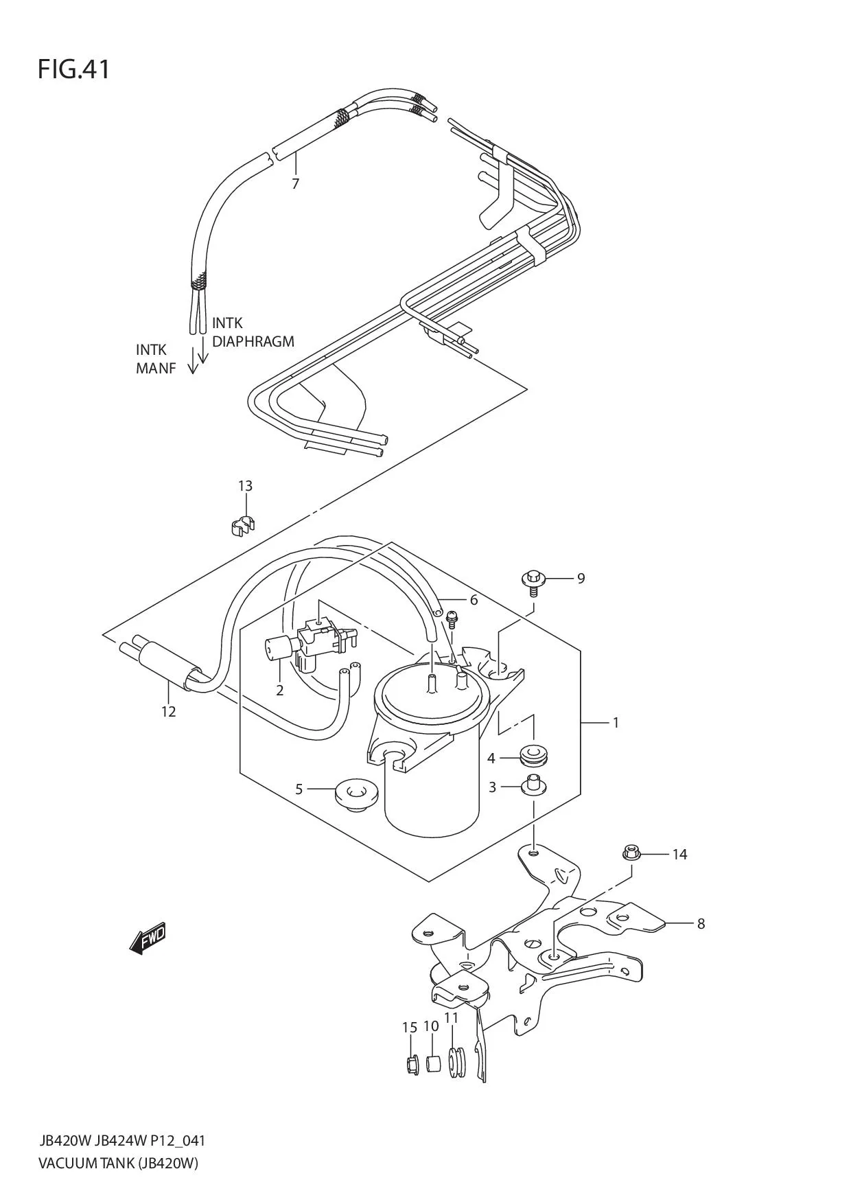 FIG.41 VACUUM TANK (JB420W)