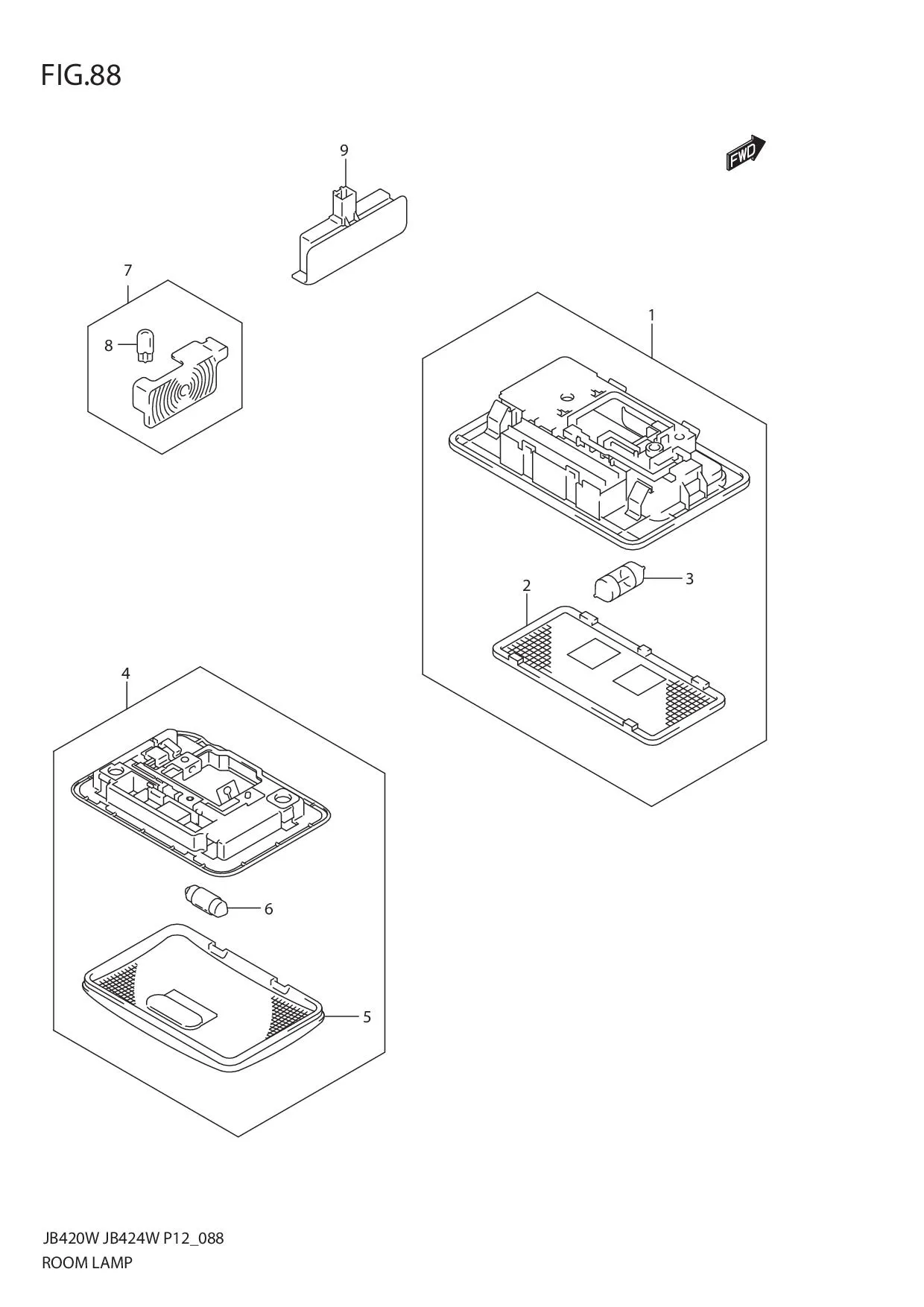 FIG.88 ROOM LAMP
