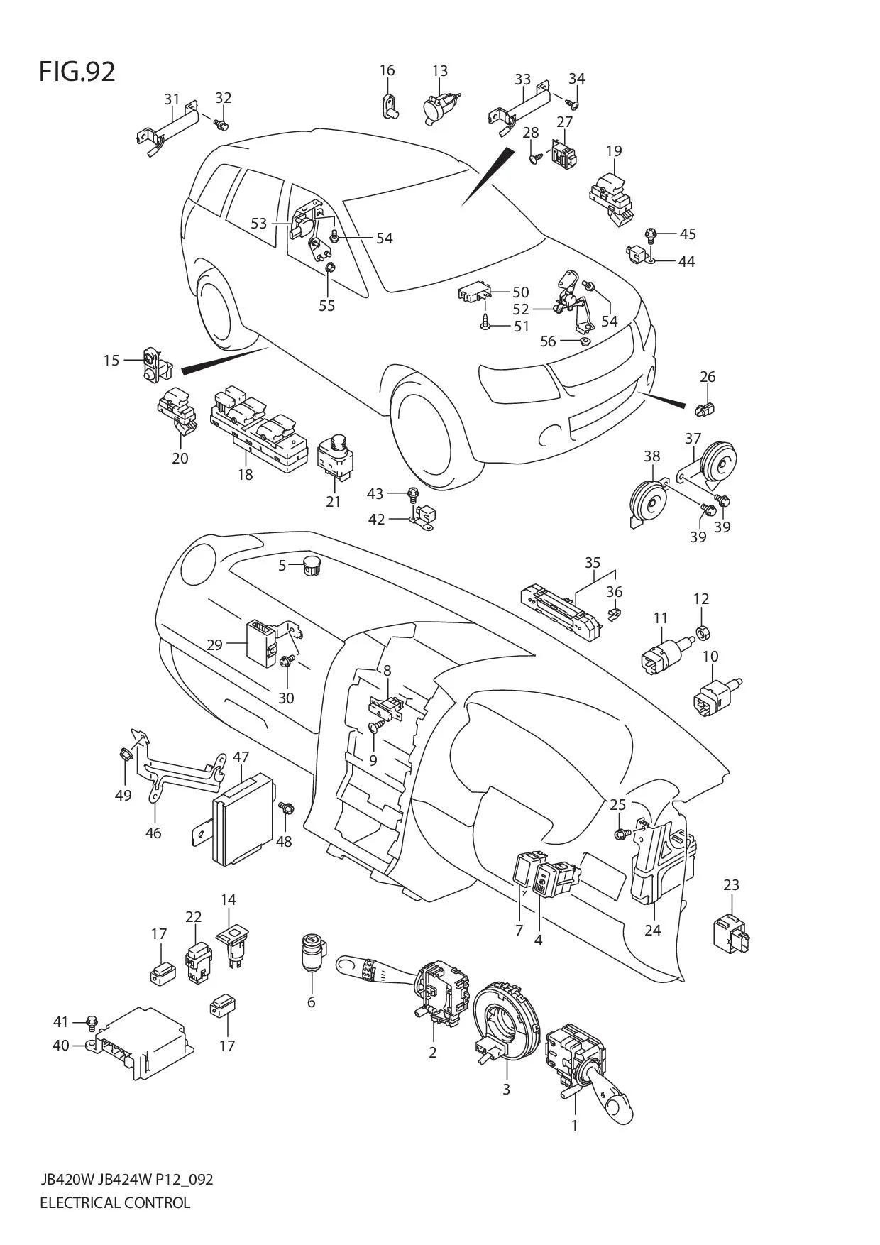 FIG.92 ELECTRICAL CONTROL