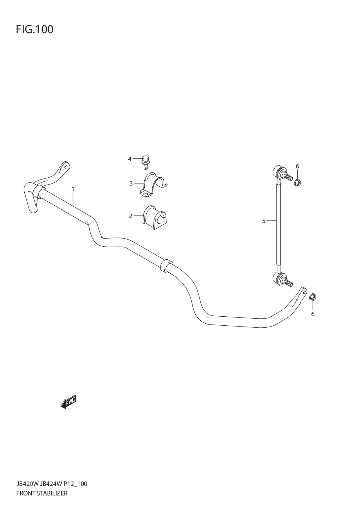 FIG.100 FRONT STABILIZER