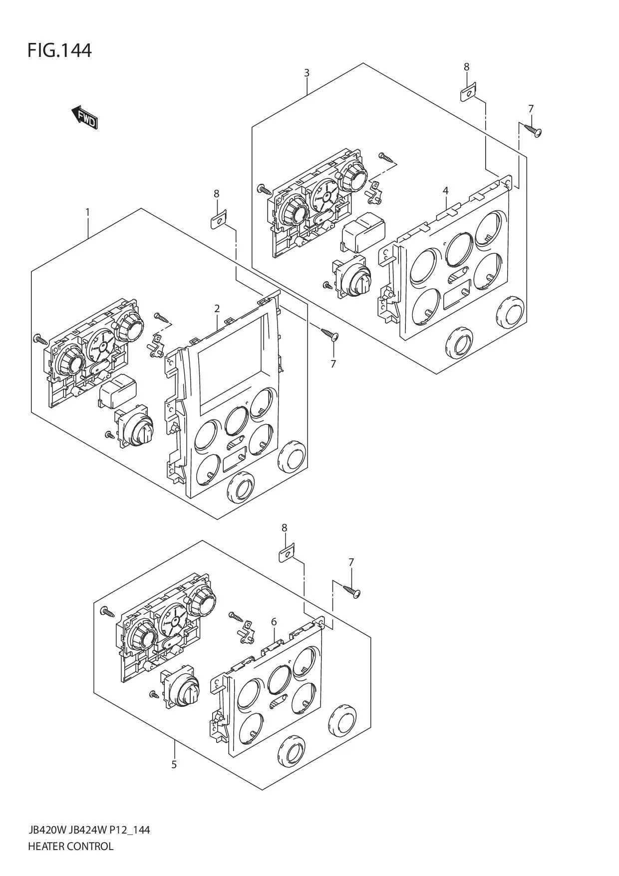 FIG.144 HEATER CONTROL