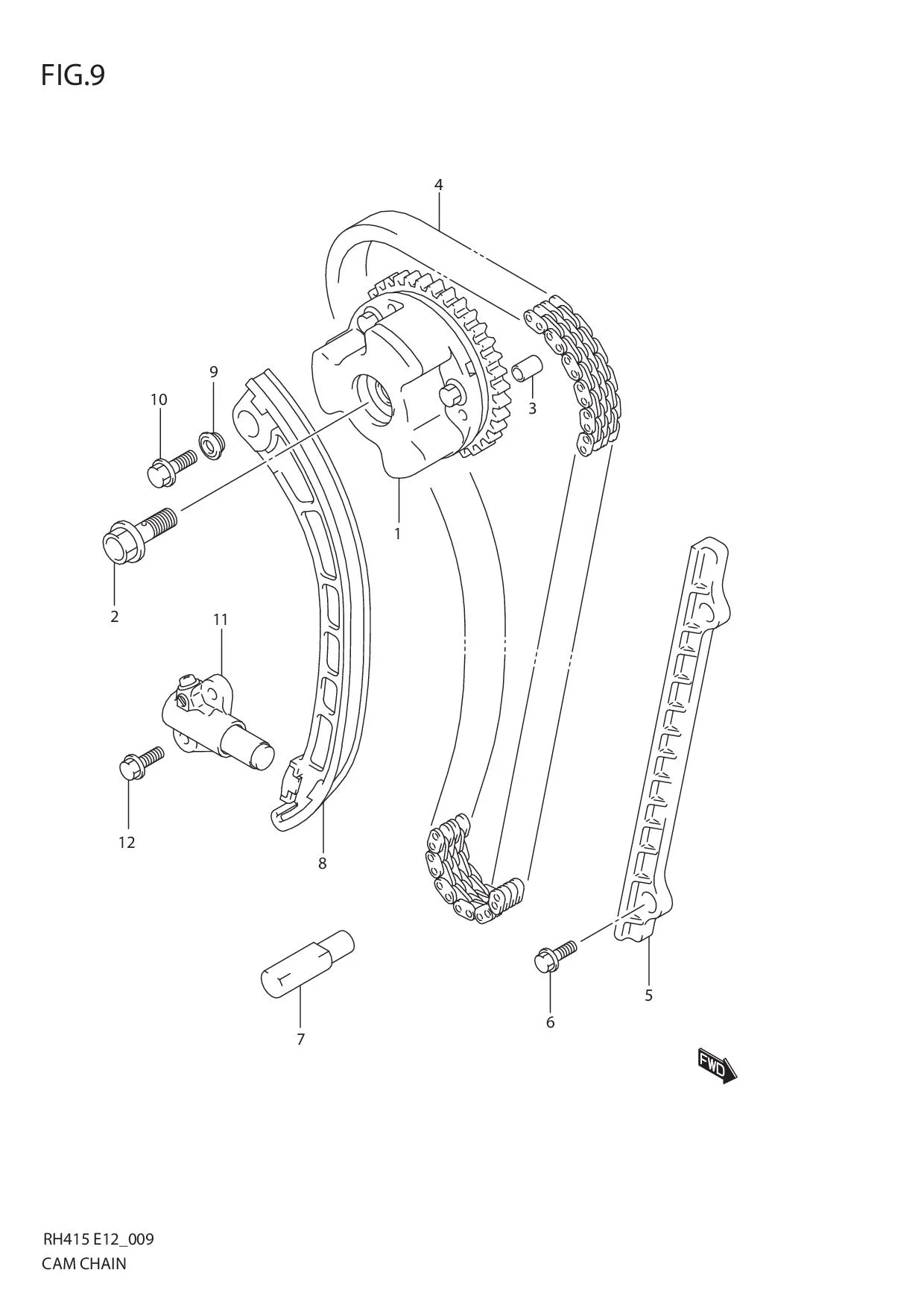 FIG.9 CAM CHAIN