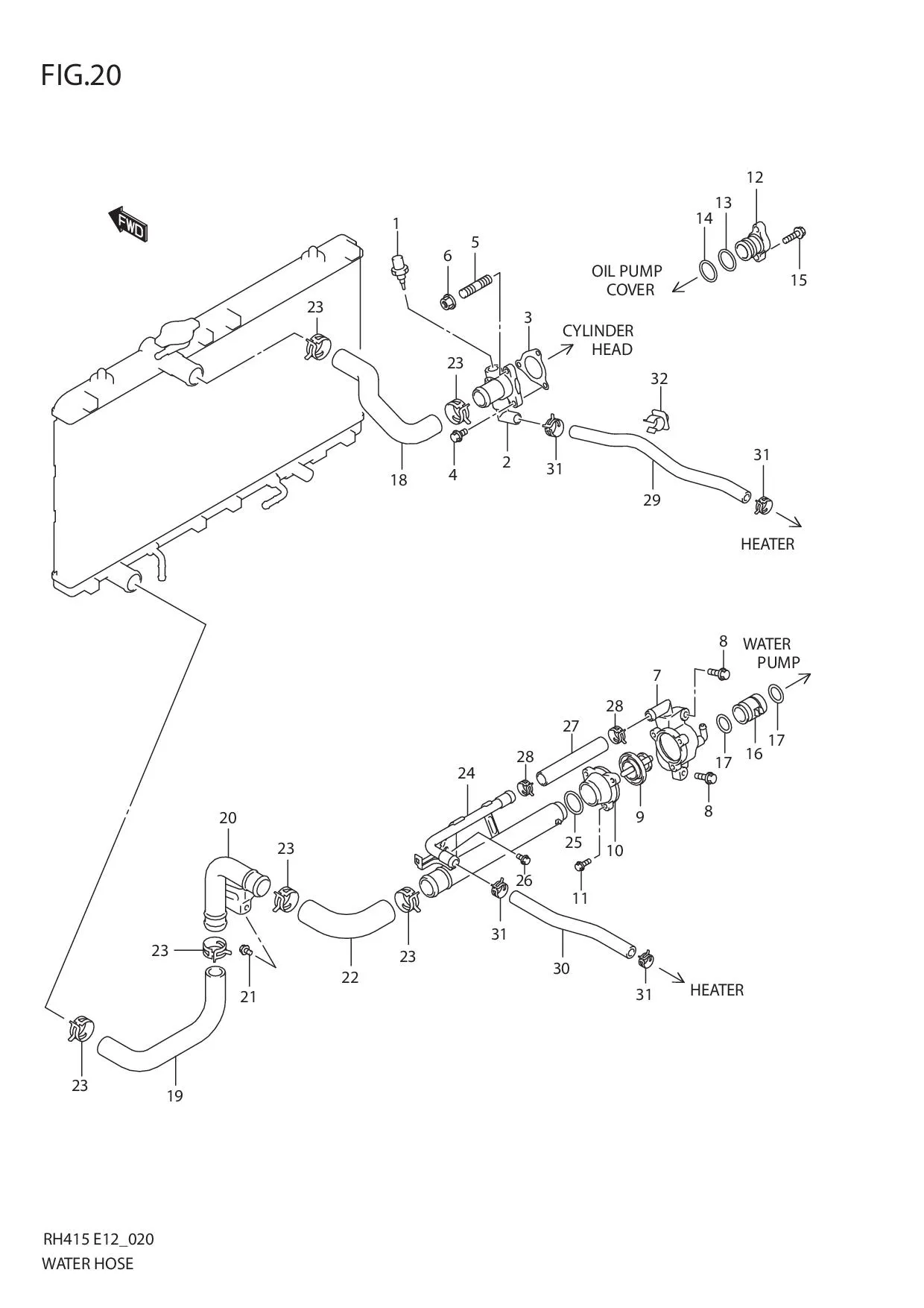 FIG.20 WATER HOSE