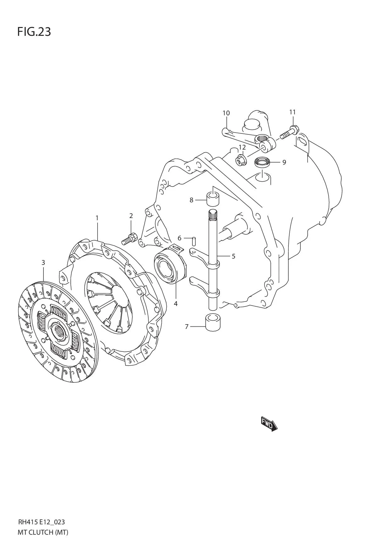 FIG.23 MT CLUTCH
