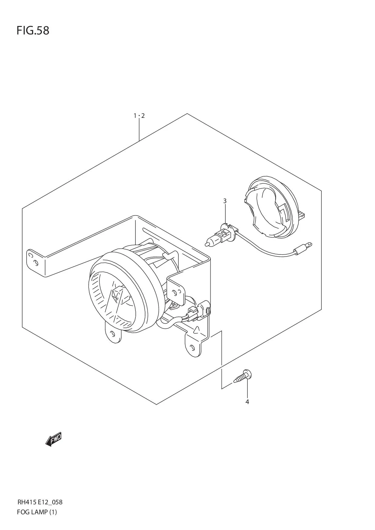 FIG.58 FOG LAMP (TYPE 1)
