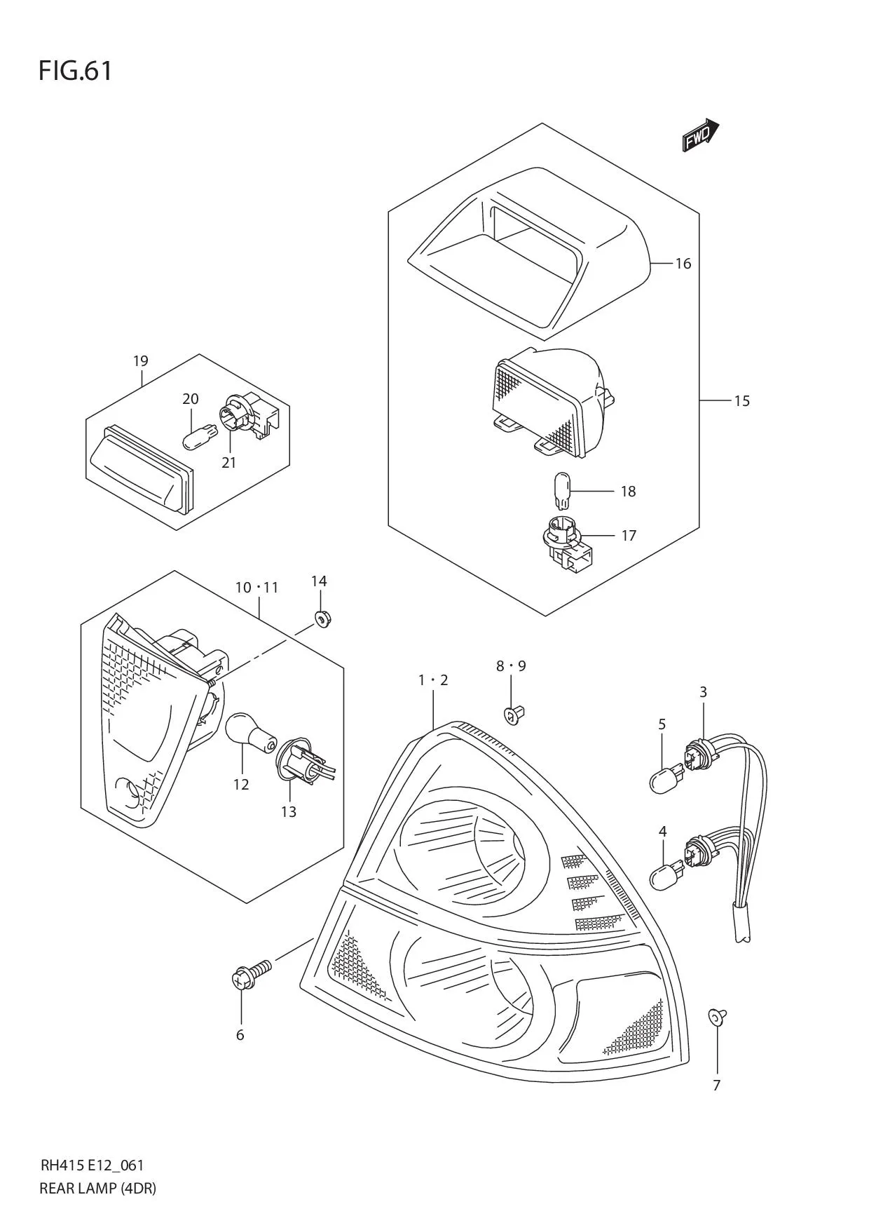 FIG.61 REAR LAMP
