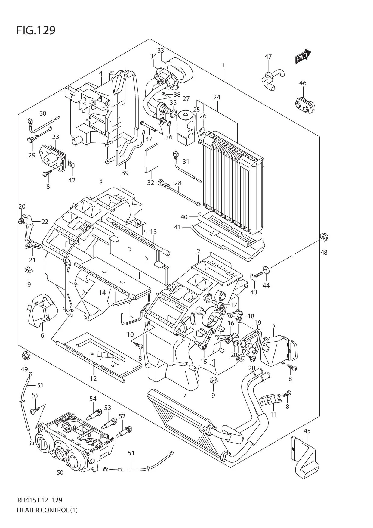 FIG.129 HEATER CONTROL (TYPE 1)